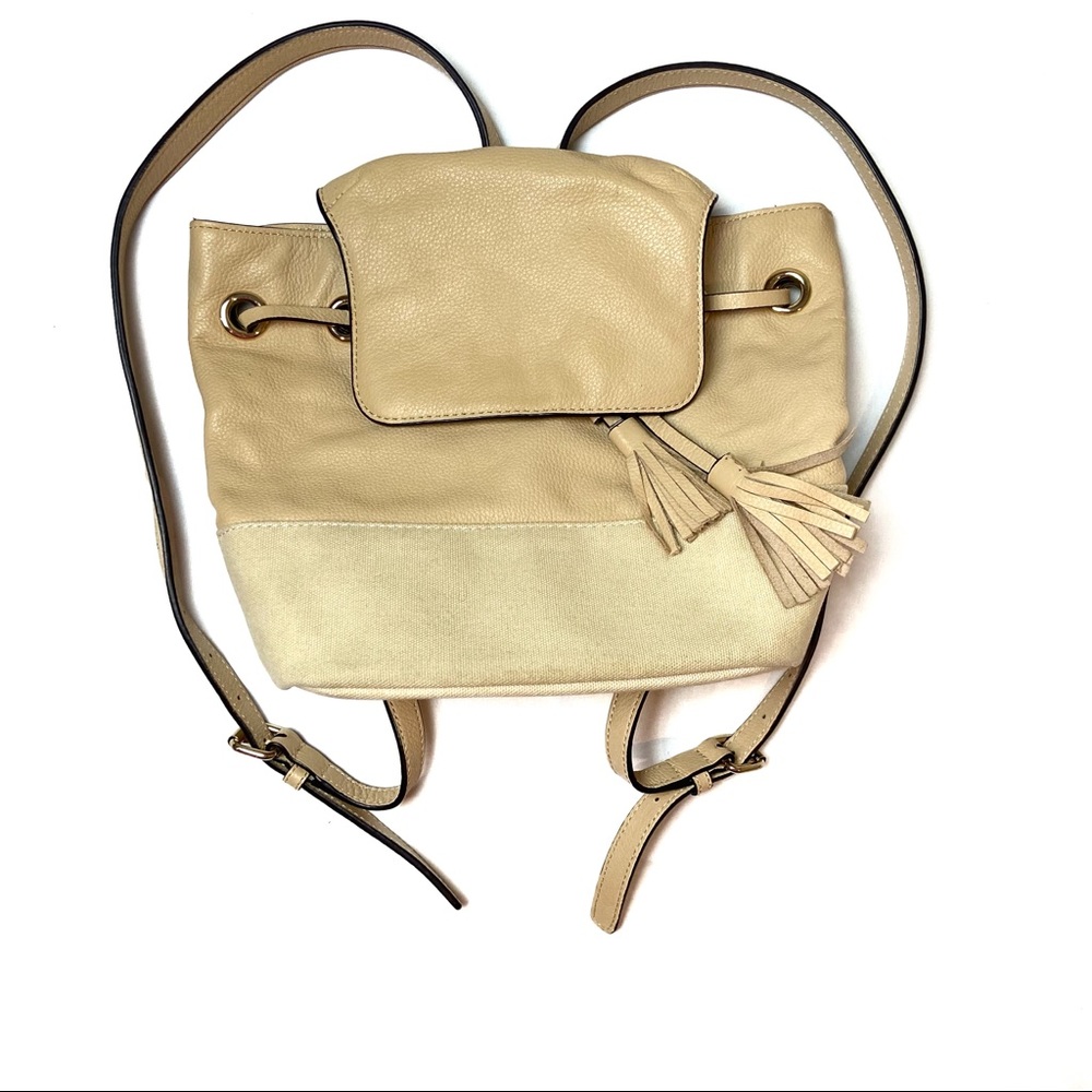 Rebecca Minkoff Mansfield Leather Canvas Backpack